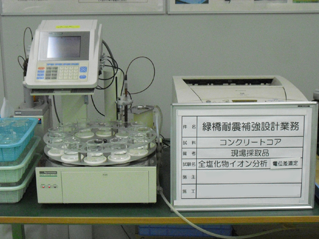 全塩化物イオン量測定試験